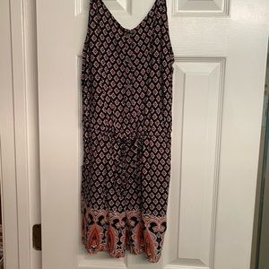 Patterned romper